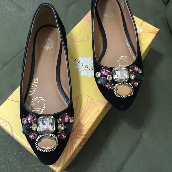 YellowBox Ballet Embellished Flats - Picture 1 of 9